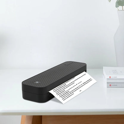 Inkless Portable A4 Thermal Printer Bluetooth PDF Excel Word Document Printing Machine Paper Roll for Office Work Home School