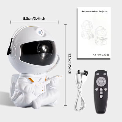 2025 Creative Astronaut Star Projection Light Colorful Starry Night Atmosphere Lamp Perfect Birthday Gift for Kids and Adults