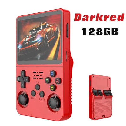 R36S Retro Handheld Game Console, 60000+ Preloaded Games, Open Source Linux, Portable Pocket Player, 64G/128G/256G, Best Gift