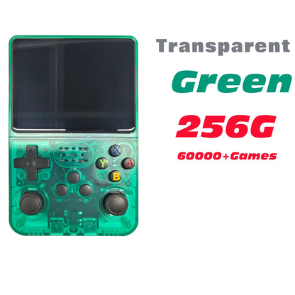 R36S Retro Handheld Game Console, 60000+ Preloaded Games, Open Source Linux, Portable Pocket Player, 64G/128G/256G, Best Gift