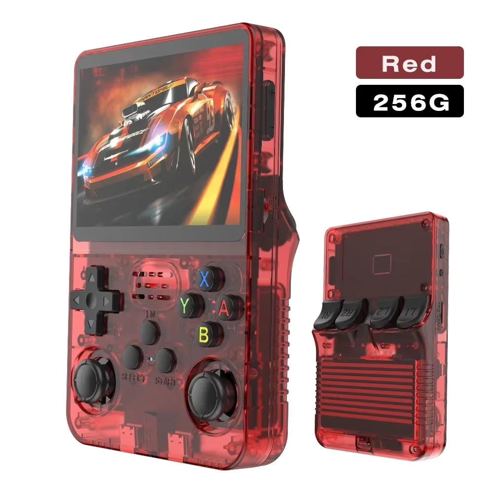 R36S Retro Handheld Game Console, 60000+ Preloaded Games, Open Source Linux, Portable Pocket Player, 64G/128G/256G, Best Gift
