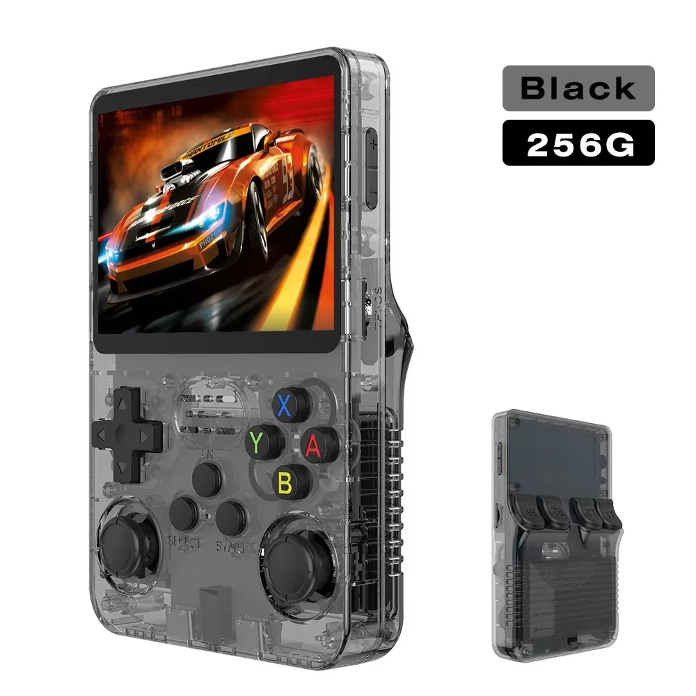 R36S Retro Handheld Game Console, 60000+ Preloaded Games, Open Source Linux, Portable Pocket Player, 64G/128G/256G, Best Gift