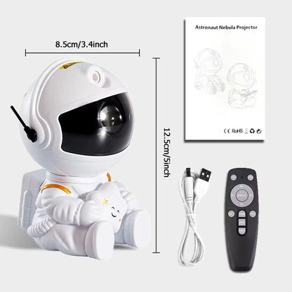 2025 Creative Astronaut Star Projection Light Colorful Starry Night Atmosphere Lamp Perfect Birthday Gift for Kids and Adults