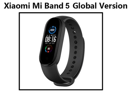 Mi Band 6 Smart Wristband AMOLED Blood Oxygen Fitness Traker Heart Rate Bluetooth Waterproof Miband 5