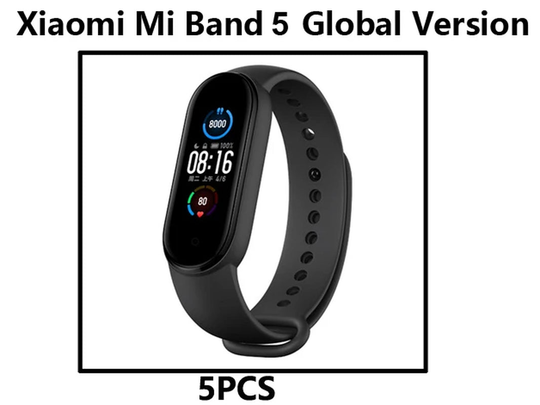 Mi Band 6 Smart Wristband AMOLED Blood Oxygen Fitness Traker Heart Rate Bluetooth Waterproof Miband 5