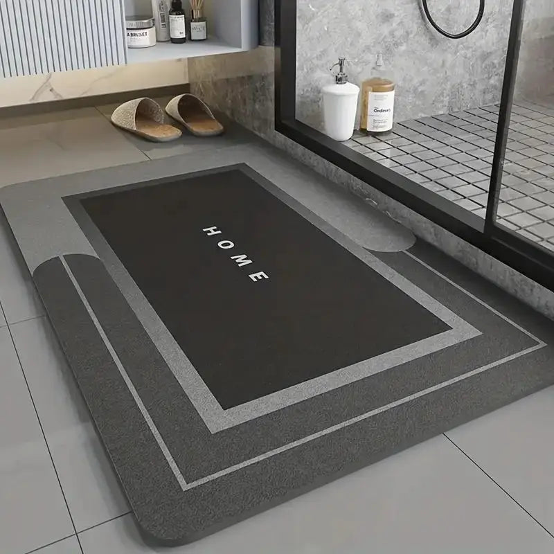 🛁 Alfombra Súper Absorbente Antideslizante para Baño – Secado Rápido y Suave (40×60 cm)