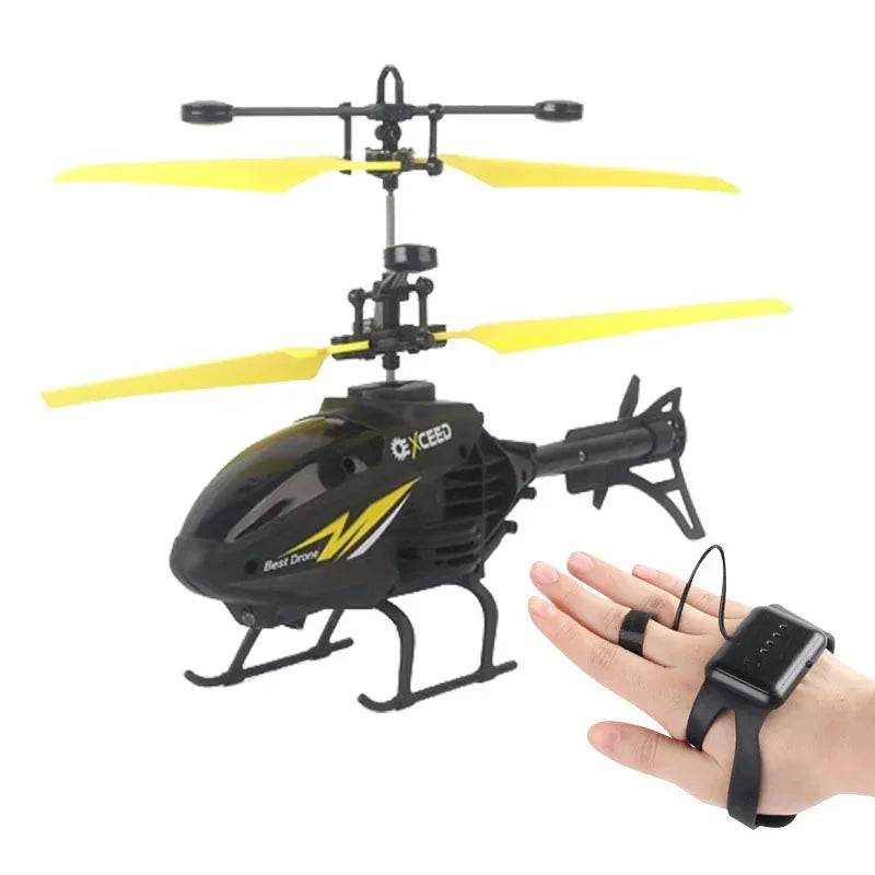 Mini Dron RC con Control de Muñeca y Luces LED
