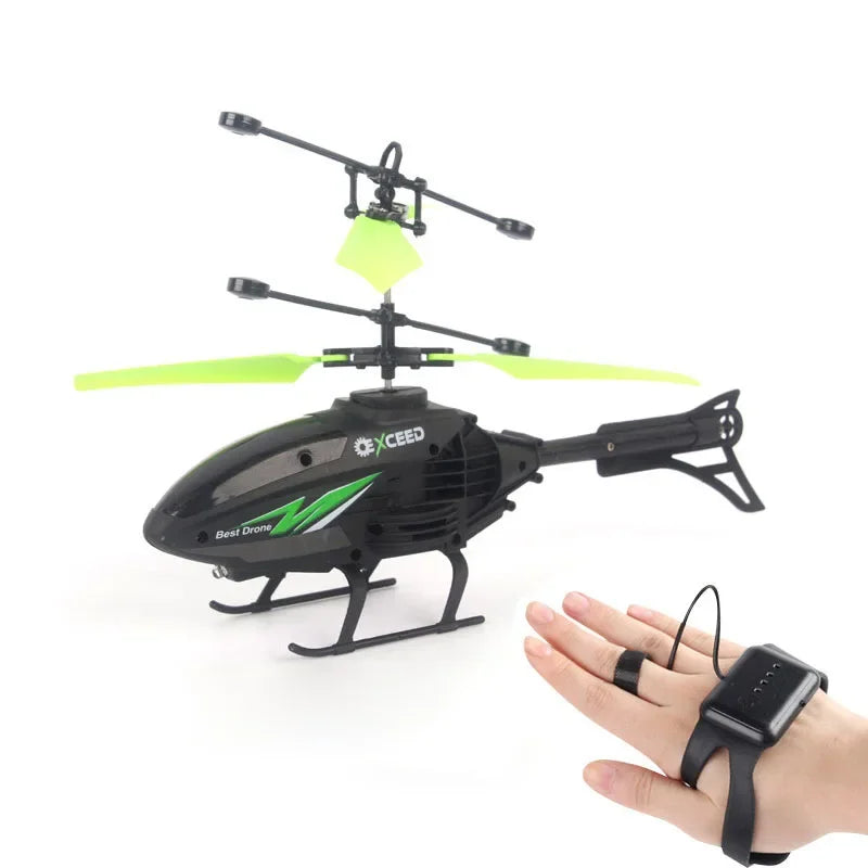Mini Dron RC con Control de Muñeca y Luces LED