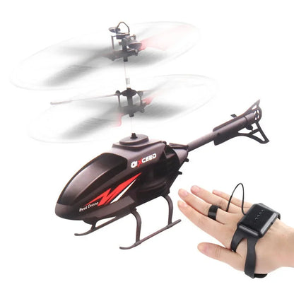 Mini Dron RC con Control de Muñeca y Luces LED
