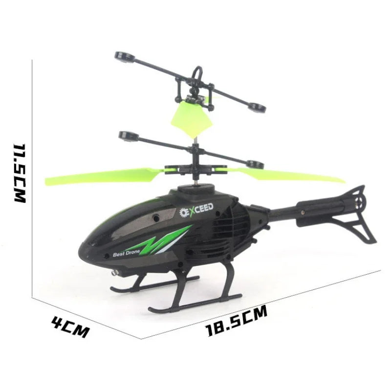 Mini Dron RC con Control de Muñeca y Luces LED