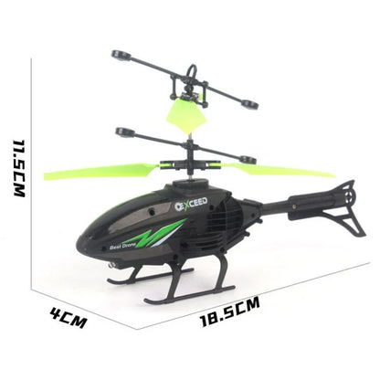 Mini Dron RC con Control de Muñeca y Luces LED