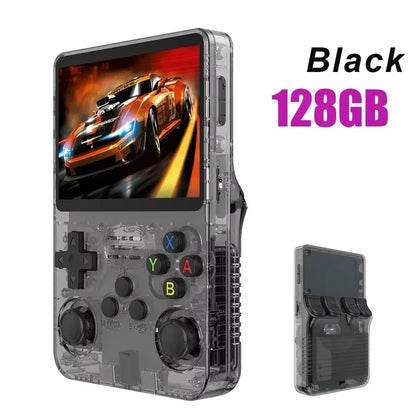 R36S Retro Handheld Game Console, 60000+ Preloaded Games, Open Source Linux, Portable Pocket Player, 64G/128G/256G, Best Gift