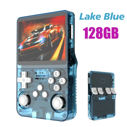 R36S Retro Handheld Game Console, 60000+ Preloaded Games, Open Source Linux, Portable Pocket Player, 64G/128G/256G, Best Gift
